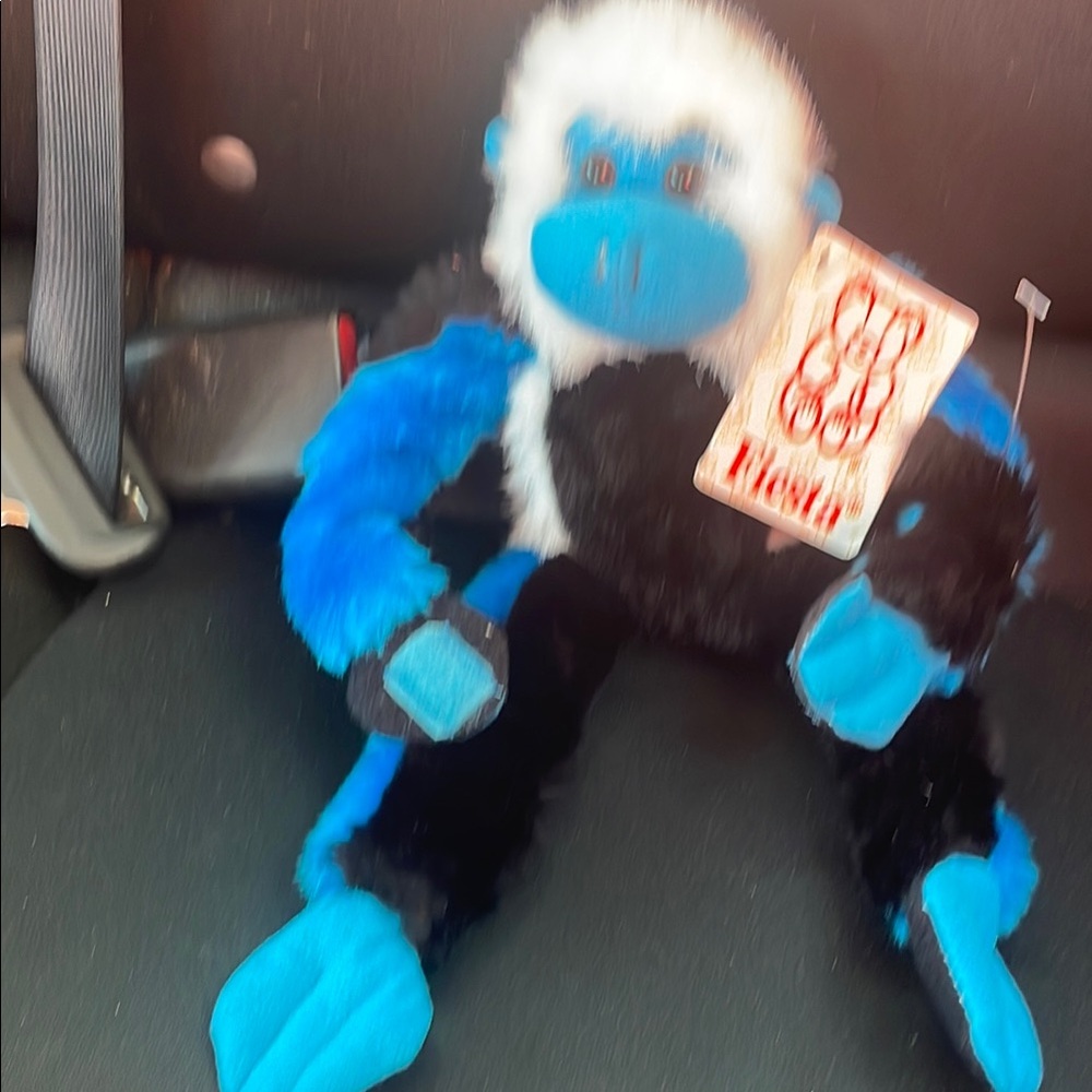 2000 Fiesta Concession Monkey Stuffed Animal Size 12”